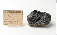 Foto von Nagyagit (NHMW-MIN-Ak568)